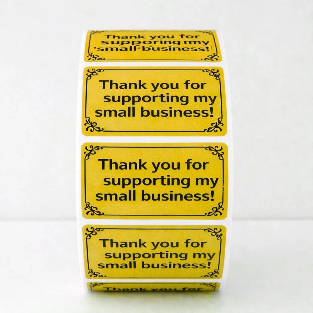 Thank You for Supporting My Small Business Labels – 100 packs thank you labels